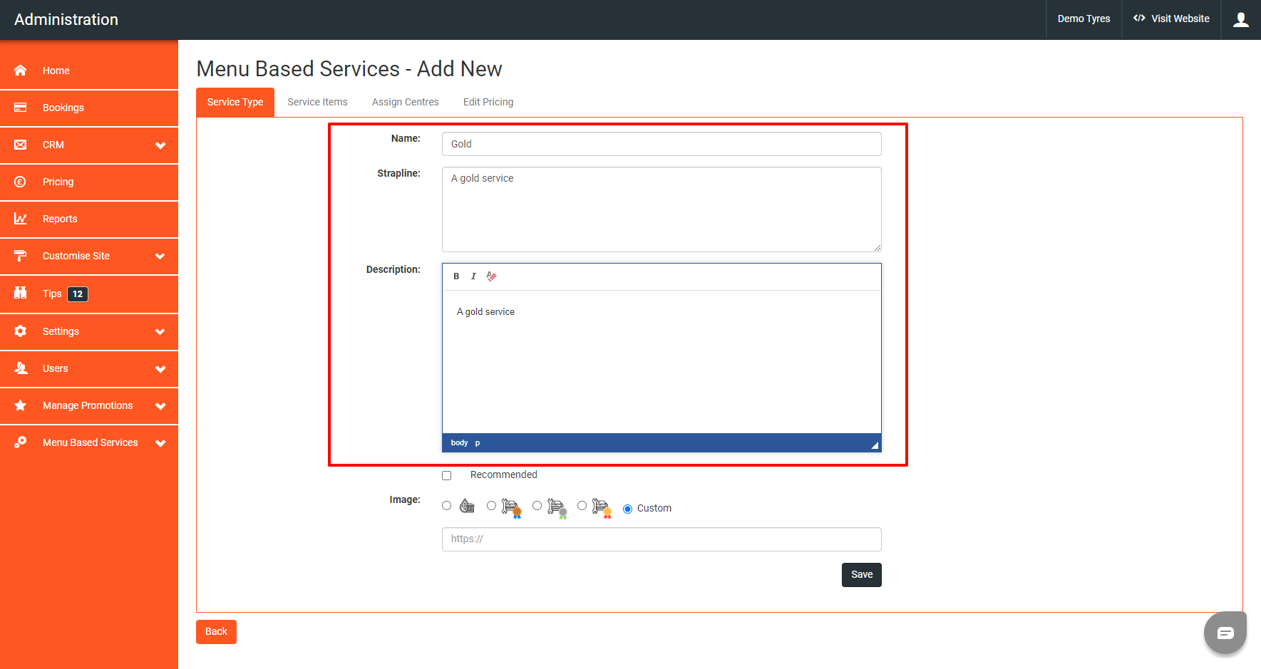 Creating A Service Image 2