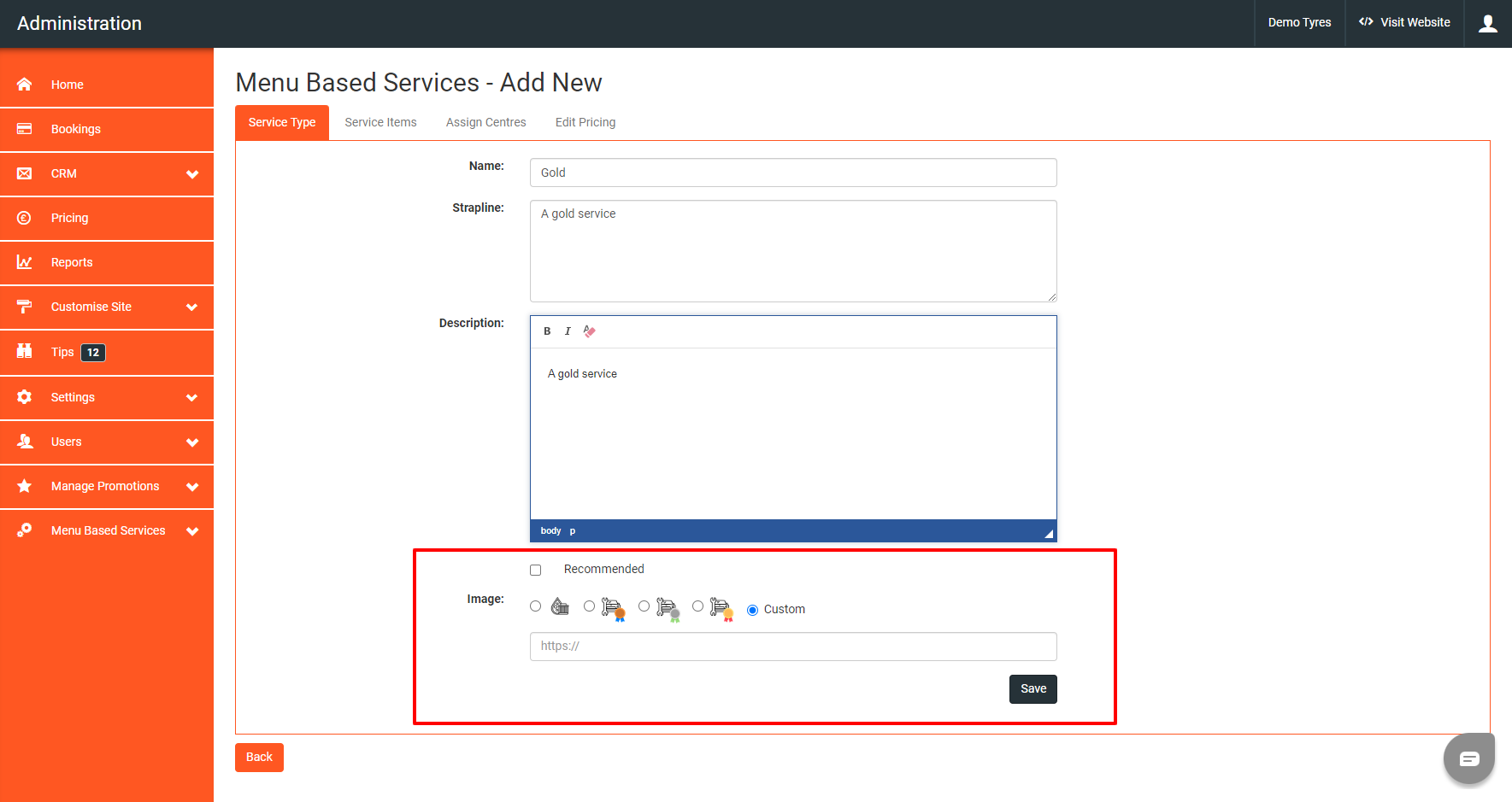 Creating A Service Image 3